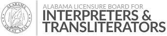 Alabama Licensure Board for Interpreters and Transliterators